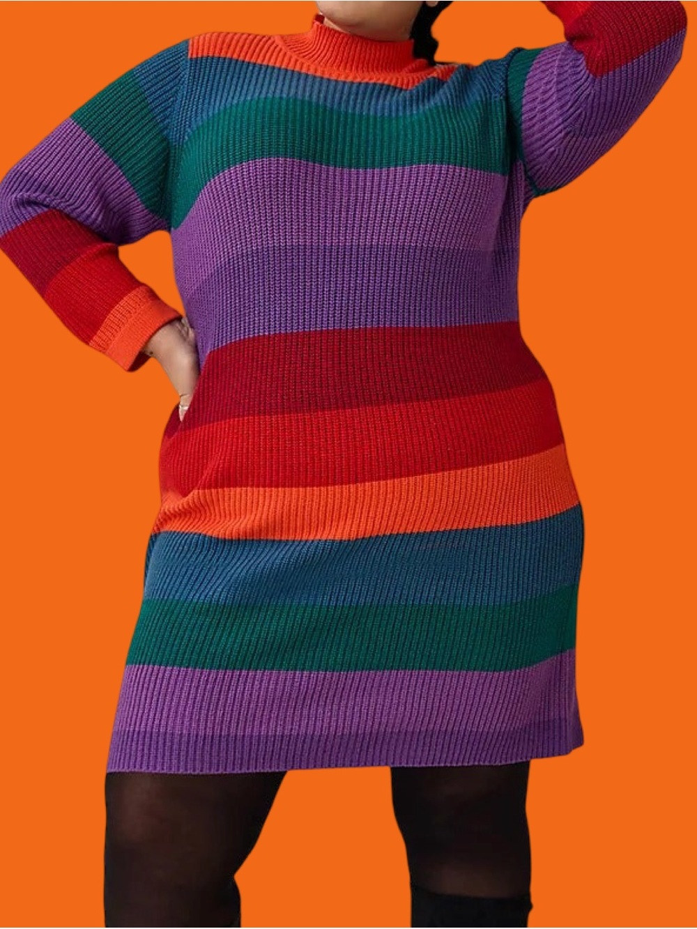 Torrid Ribbed Knit Sweater Dress